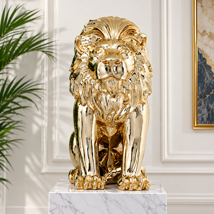 Home Decoration 3D Resin Animals Tiger Sculpture