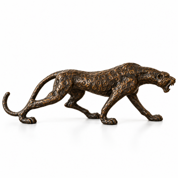 Cheetah Bronze Art Big Floor Sculpture