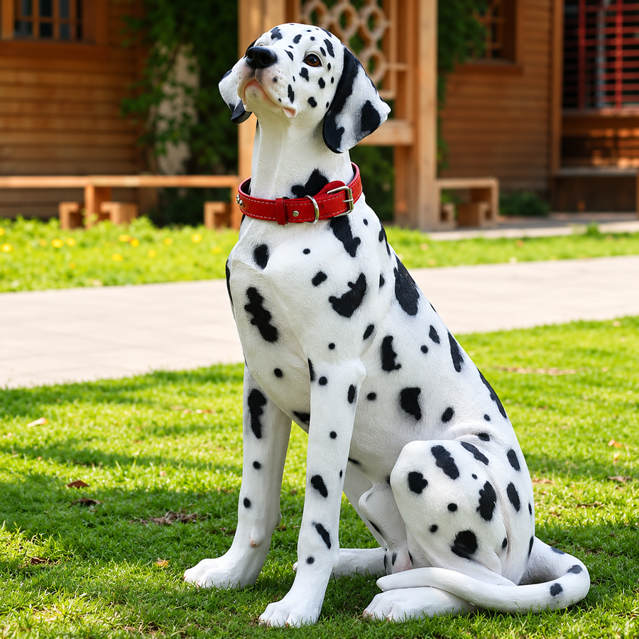 Life Size Dog Animal Resin Sculpture in Fiberglass