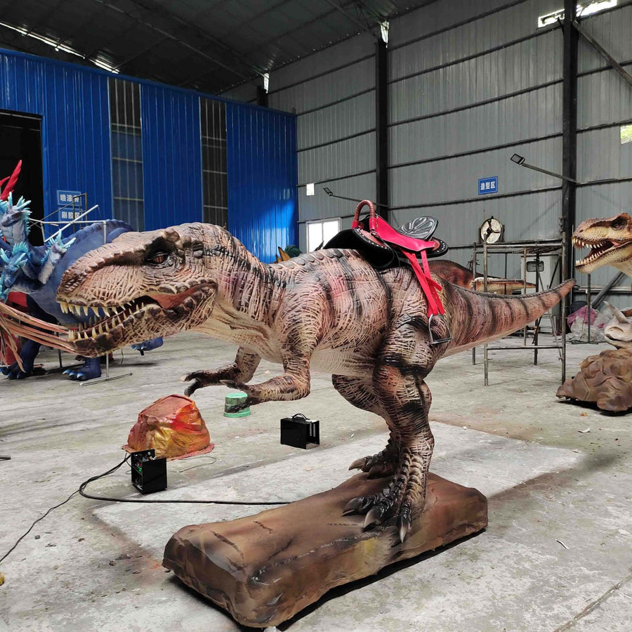 Robot Realistic Dinosaurs Animatronic Model Life Size Statue
