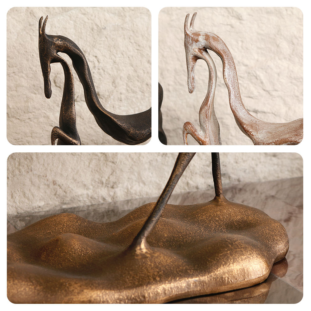 Decor Sculpture Abstract Horse Decorative Tabletop Sculpture