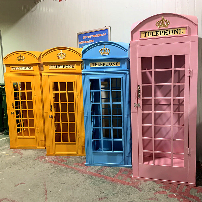 British Telephone Booth For Wedding Events Backdrop