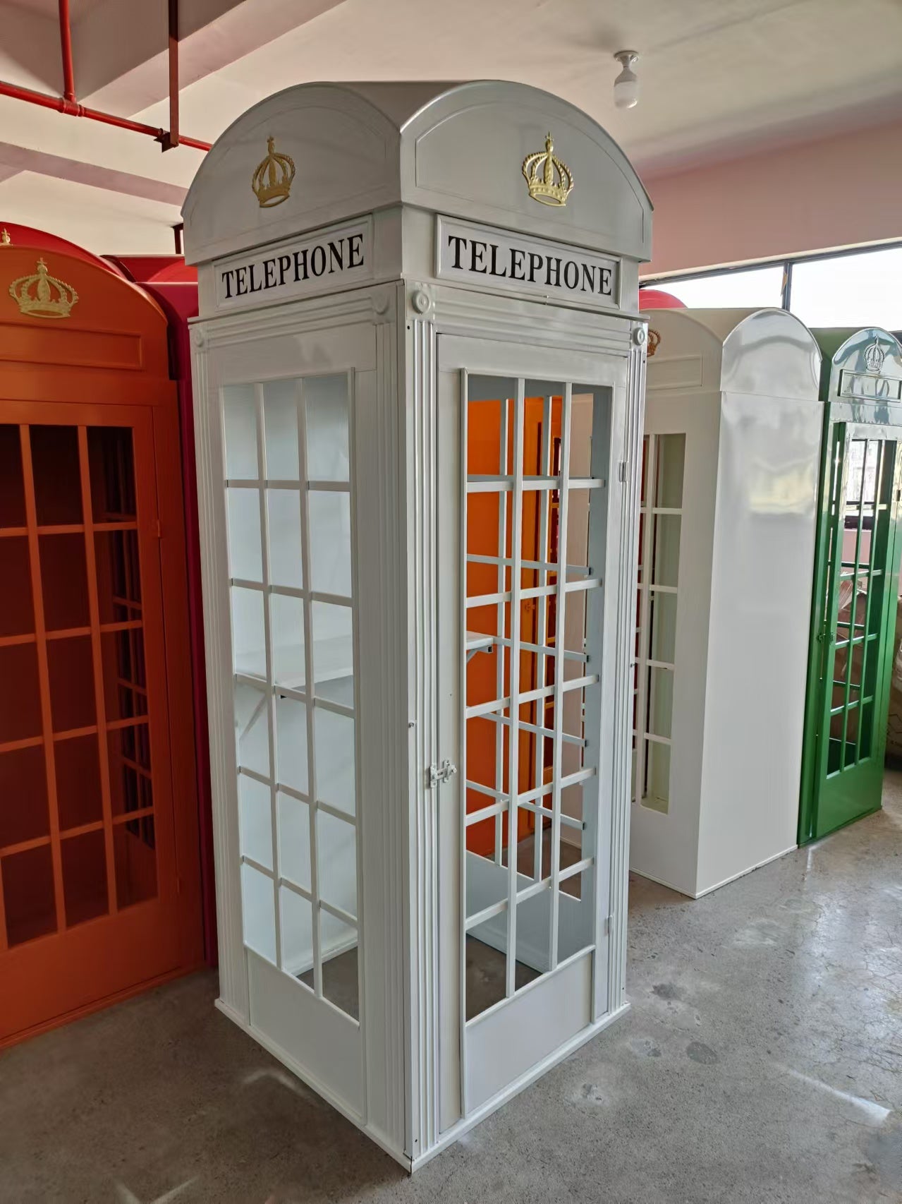 British Telephone Booth For Wedding Events Backdrop