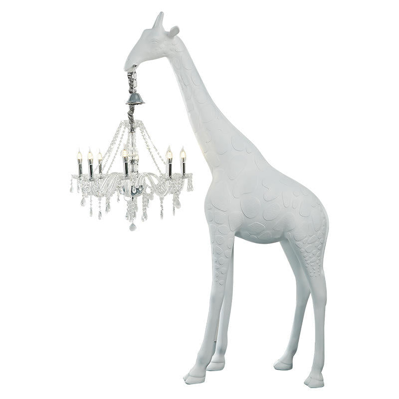 Large artistic Animal Ornament Floor Sculpture in Army Green