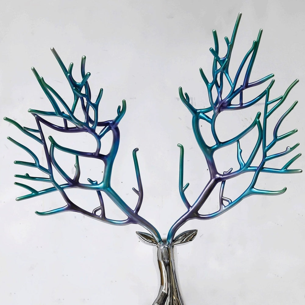 Antler Life Size Gradient Deer Floor Sculpture-OVERSCALE ART
