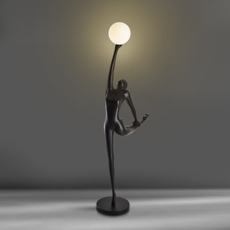 Ballet Girl Floor Lamp Ins Sculptural Light Dimmable