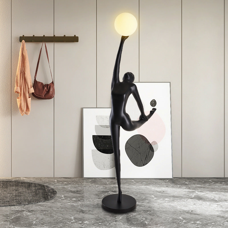 Ballet Girl Floor Lamp Ins Sculptural Light Dimmable