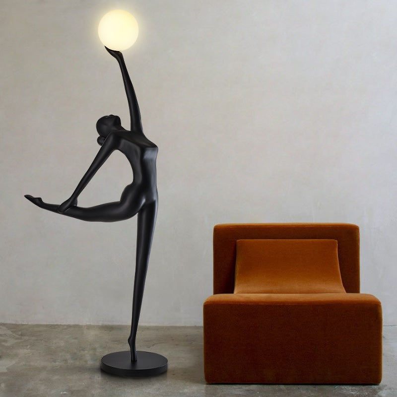 Ballet Girl Floor Lamp Ins Sculptural Light Dimmable
