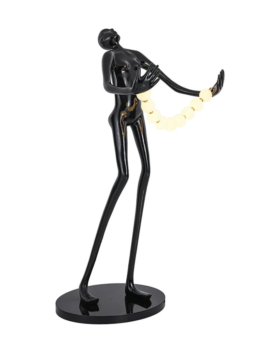 Character Floor Lamp in Art Deco Modern Style