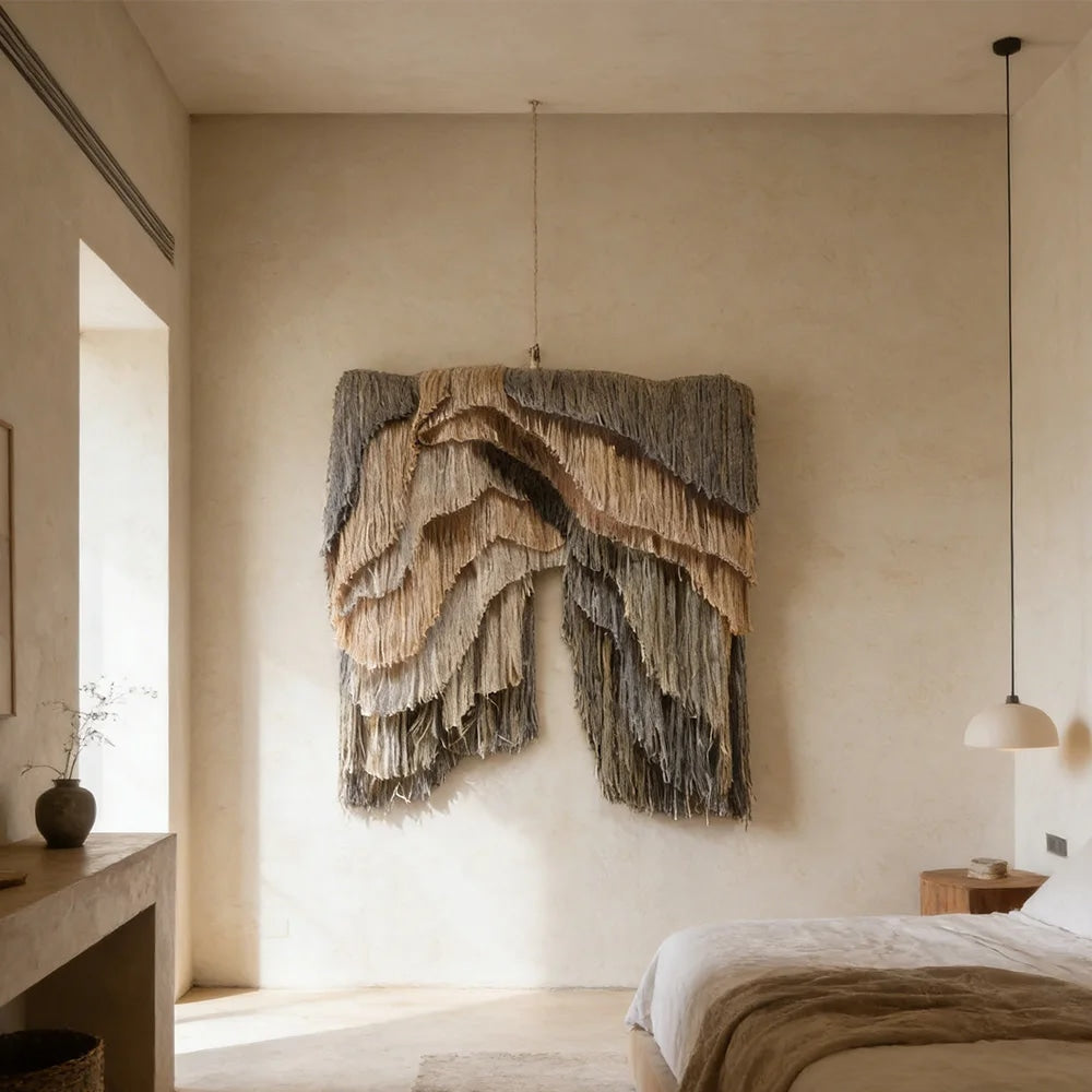 Commercial Grade Large Scale Macrame Wall Decor Sculpture