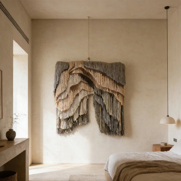 Commercial Grade Large Scale Macrame Wall Decor Sculpture
