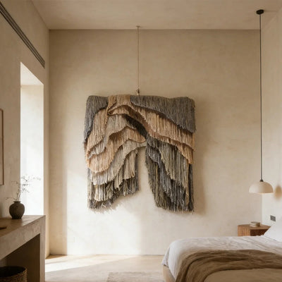 Commercial Grade Large Scale Macrame Wall Decor Sculpture