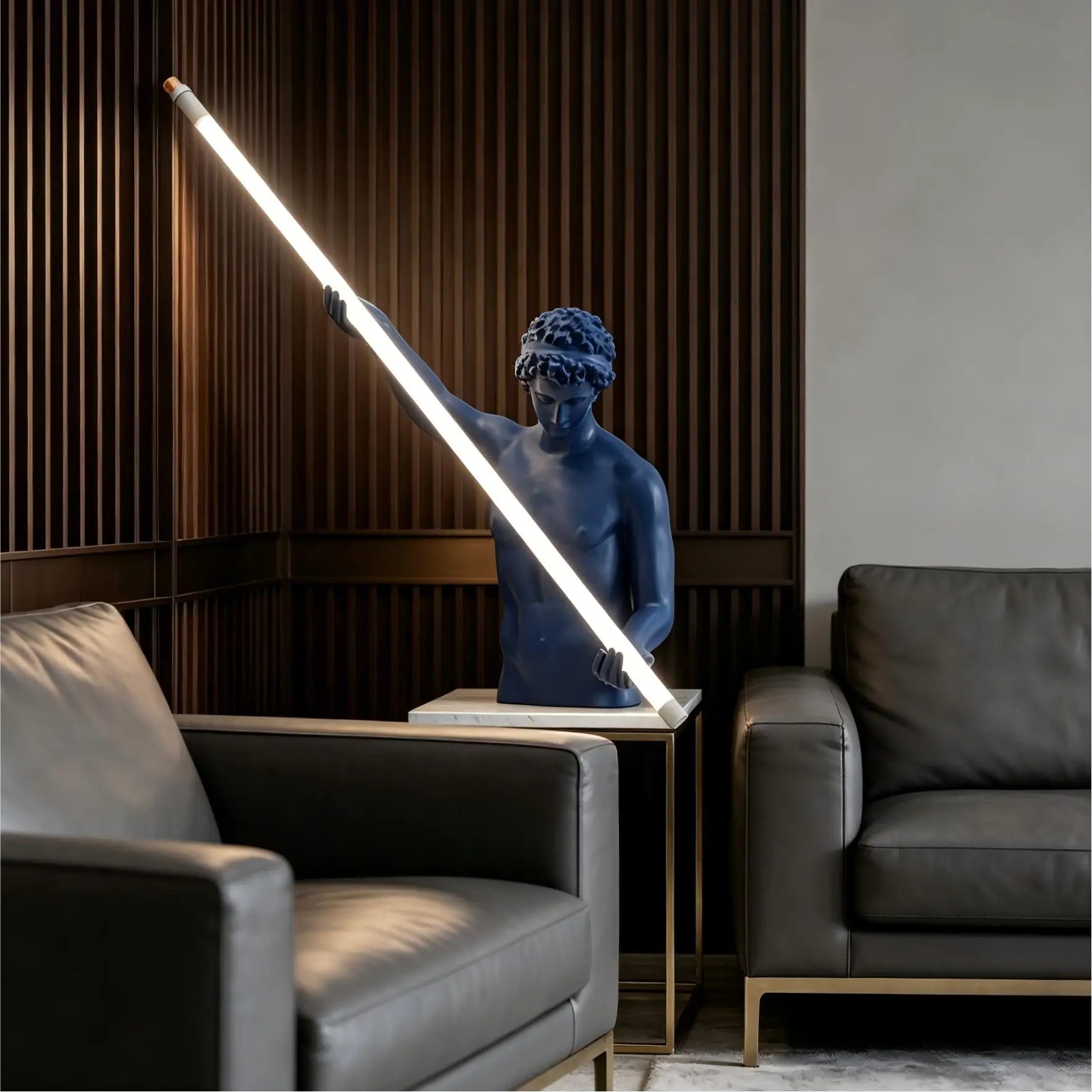Creative Body Lamp Style Ornament Floor Lamp Sculpture 