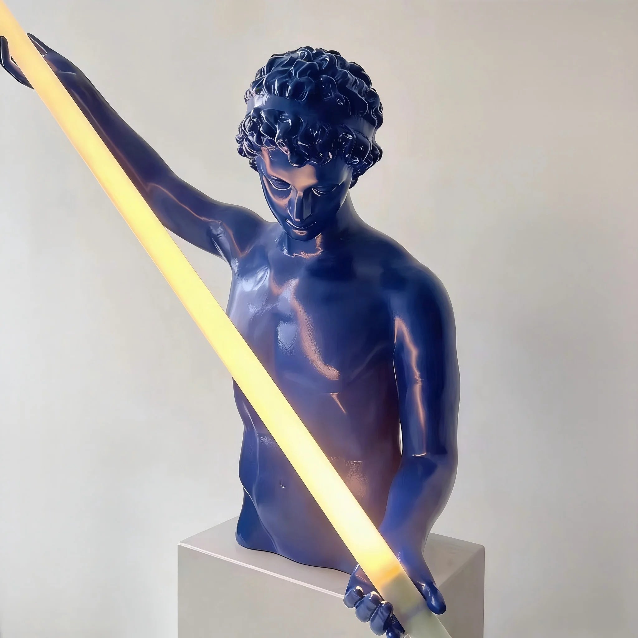 Creative Body Lamp Style Ornament Floor Lamp Sculpture 