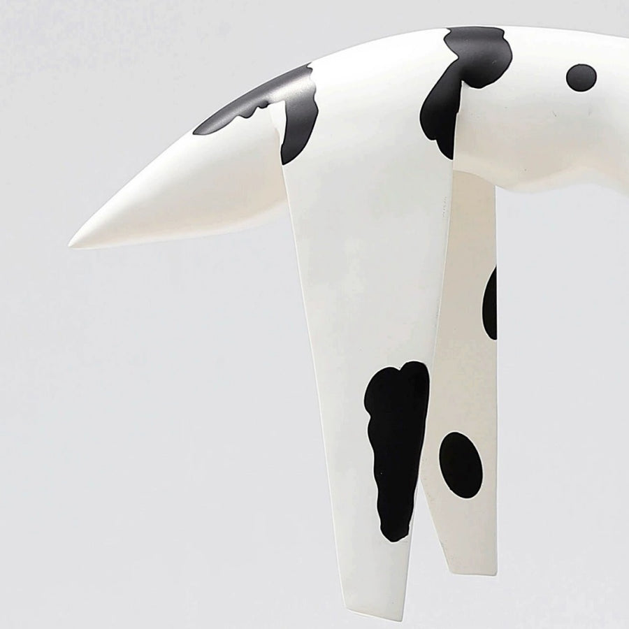 Curved Dalmatian Fiberglass Floor Sculpture-Decorative Statue-OVERSCALE ART