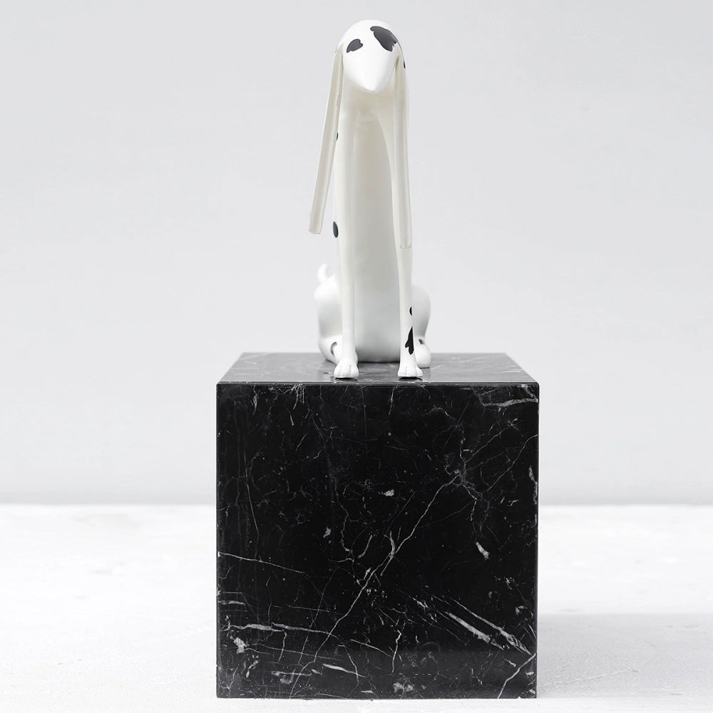 Curved Dalmatian Fiberglass Floor Sculpture-Decorative Statue-OVERSCALE ART