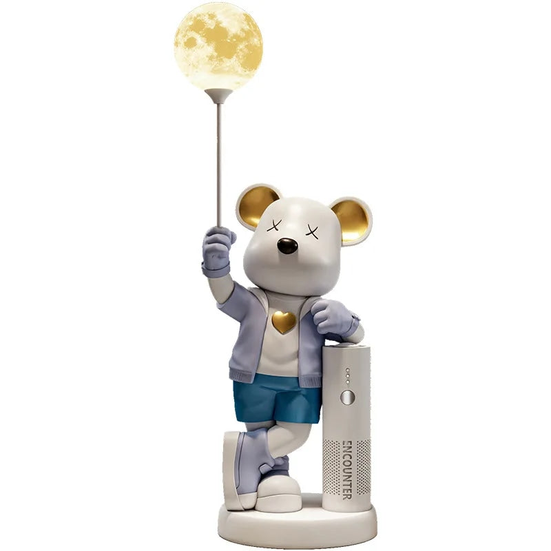 Cute Bear Statue Ornament Large Floor Sculpture