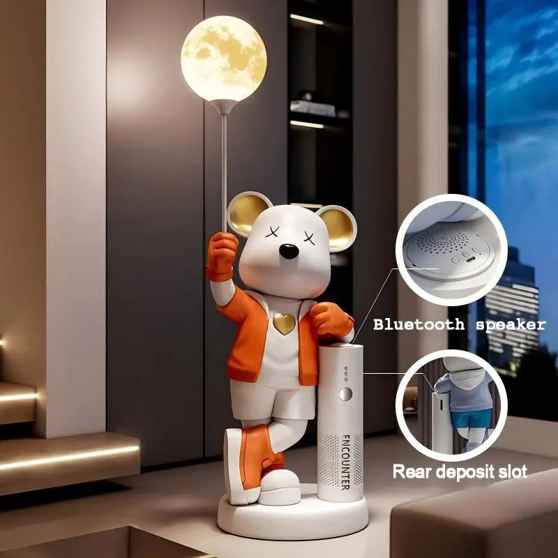 Cute Bear Statue Ornament Large Floor Sculpture
