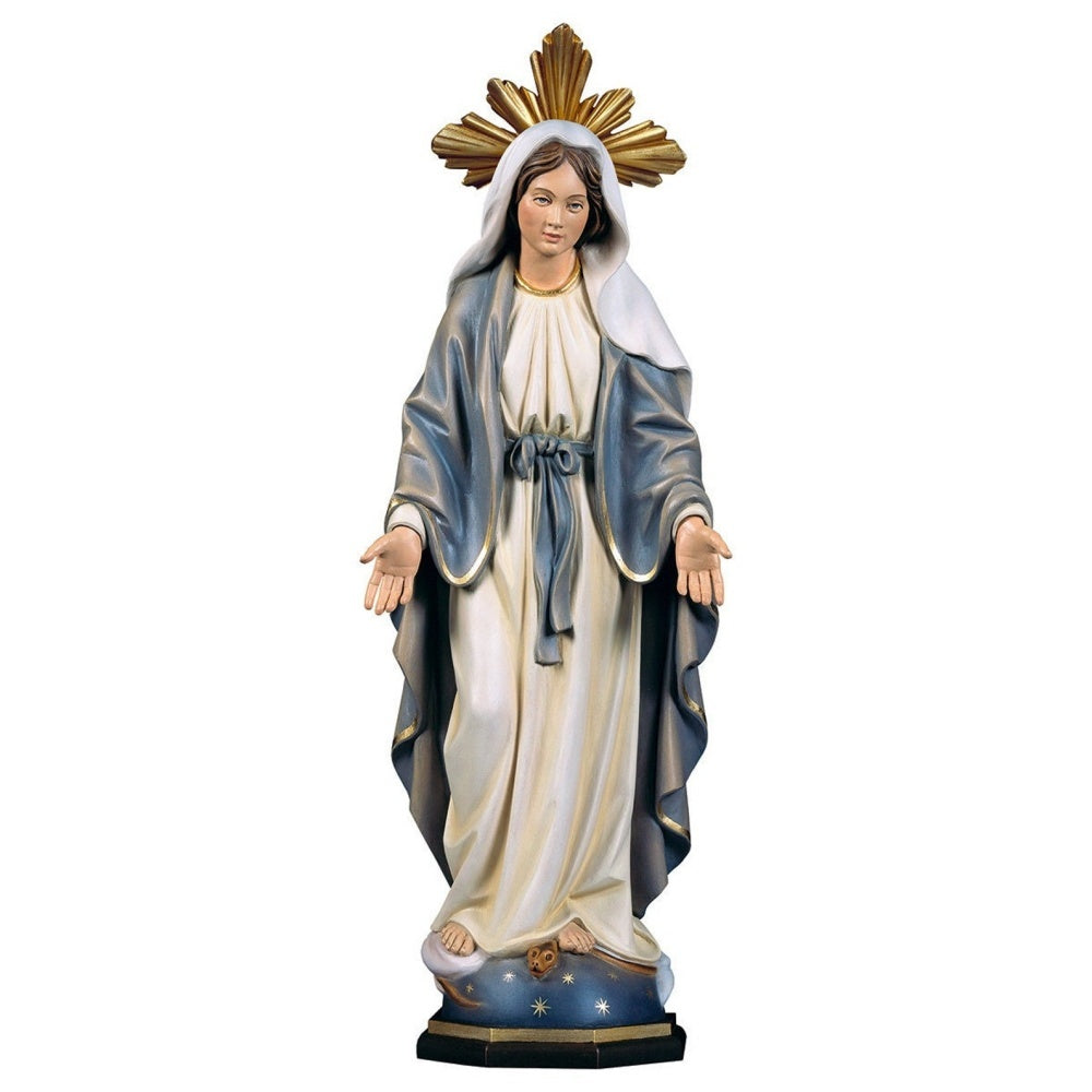 Handcrafted Virgin Mary FRP Statue Sacred Religious Sculpture