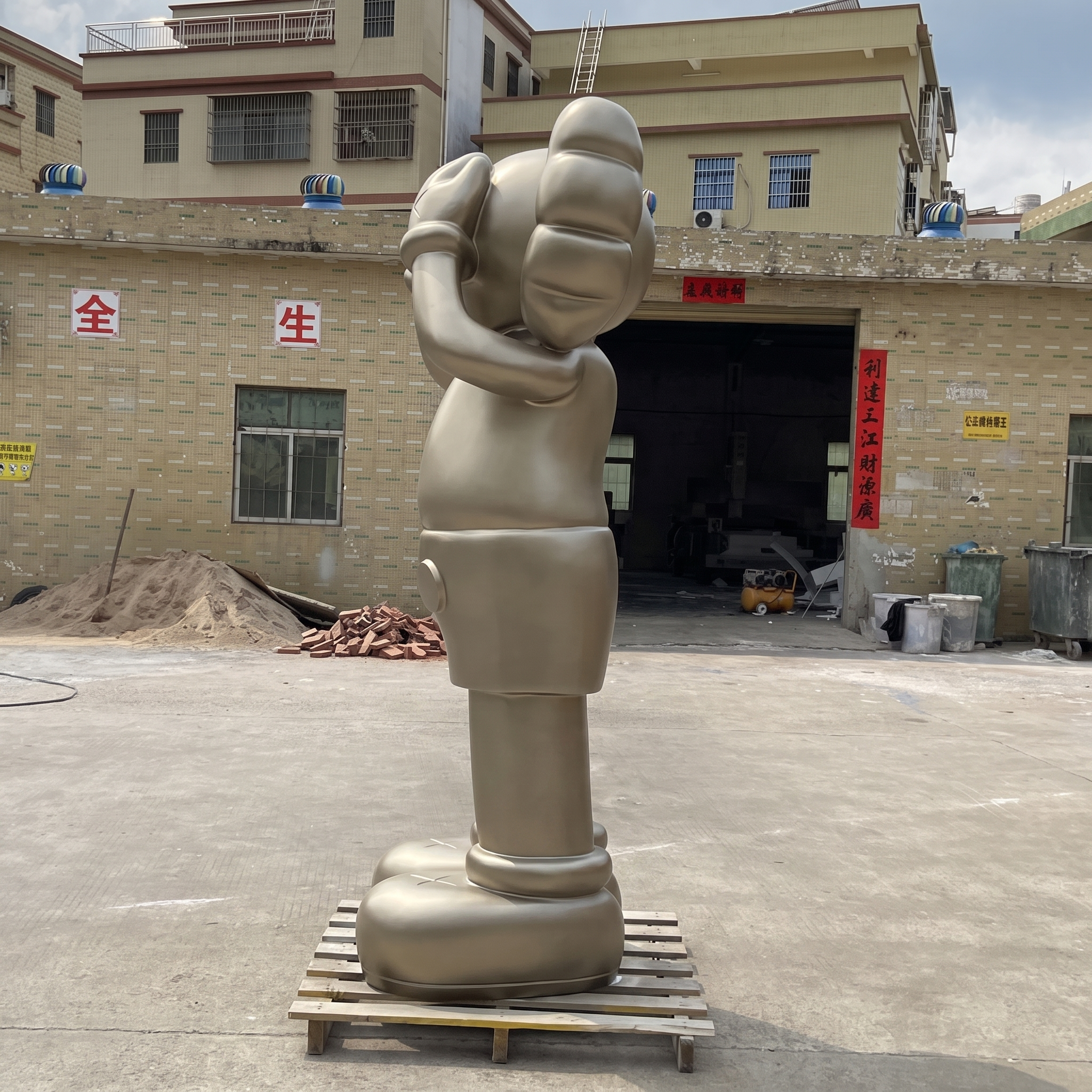 Professional Modern Indoor Decoration Fiberglass Figure Sculpture
