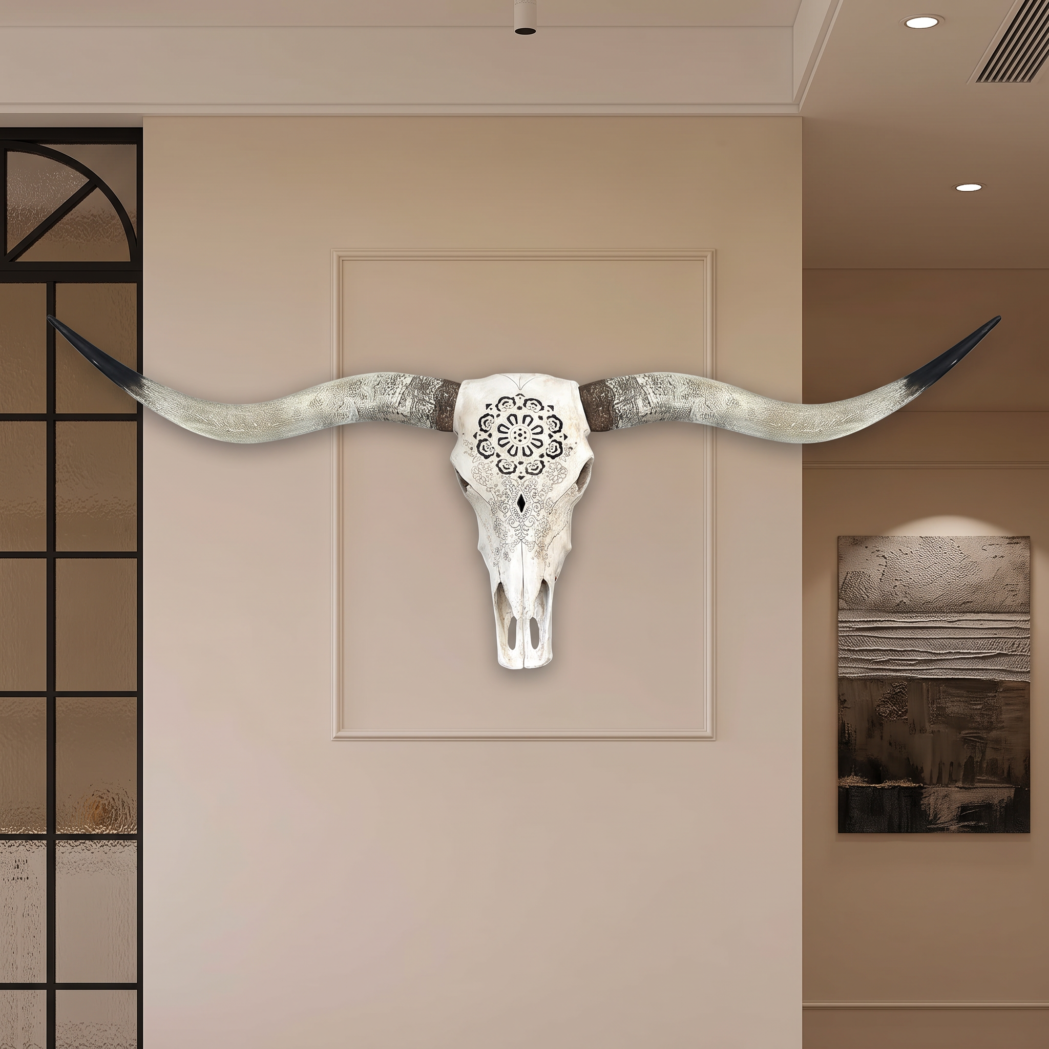 Longhorn Wall Decor Cow Skull Wall Decor Wall Sculpture