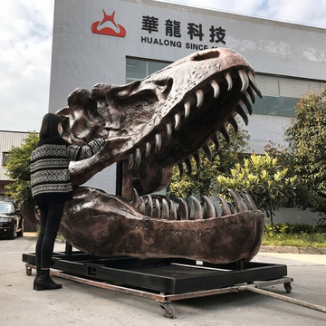T-Rex Dinosaur Skeleton Statue Zigong China Dinosaur Skeleton Maker