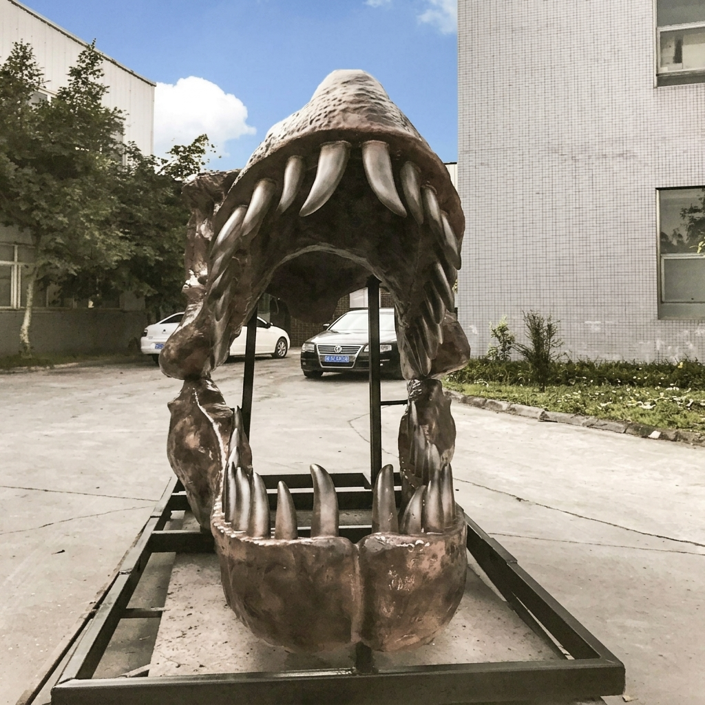 T-Rex Dinosaur Skeleton Statue Zigong China Dinosaur Skeleton Maker