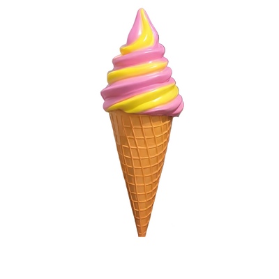 Fiberglass Ice Cream Cone Display Sculpture