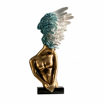 Resin Figurine Sculptural Floor Lamp