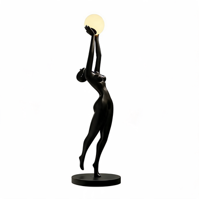 Luxury Ballet Human Sculpture Creative Floor Lamp