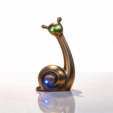 Creative Nordic Snail Sculpture LED Table Lamp Ornament