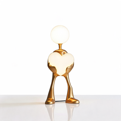 Heart Form Art Sculpture Lamp Sculptural LED Light