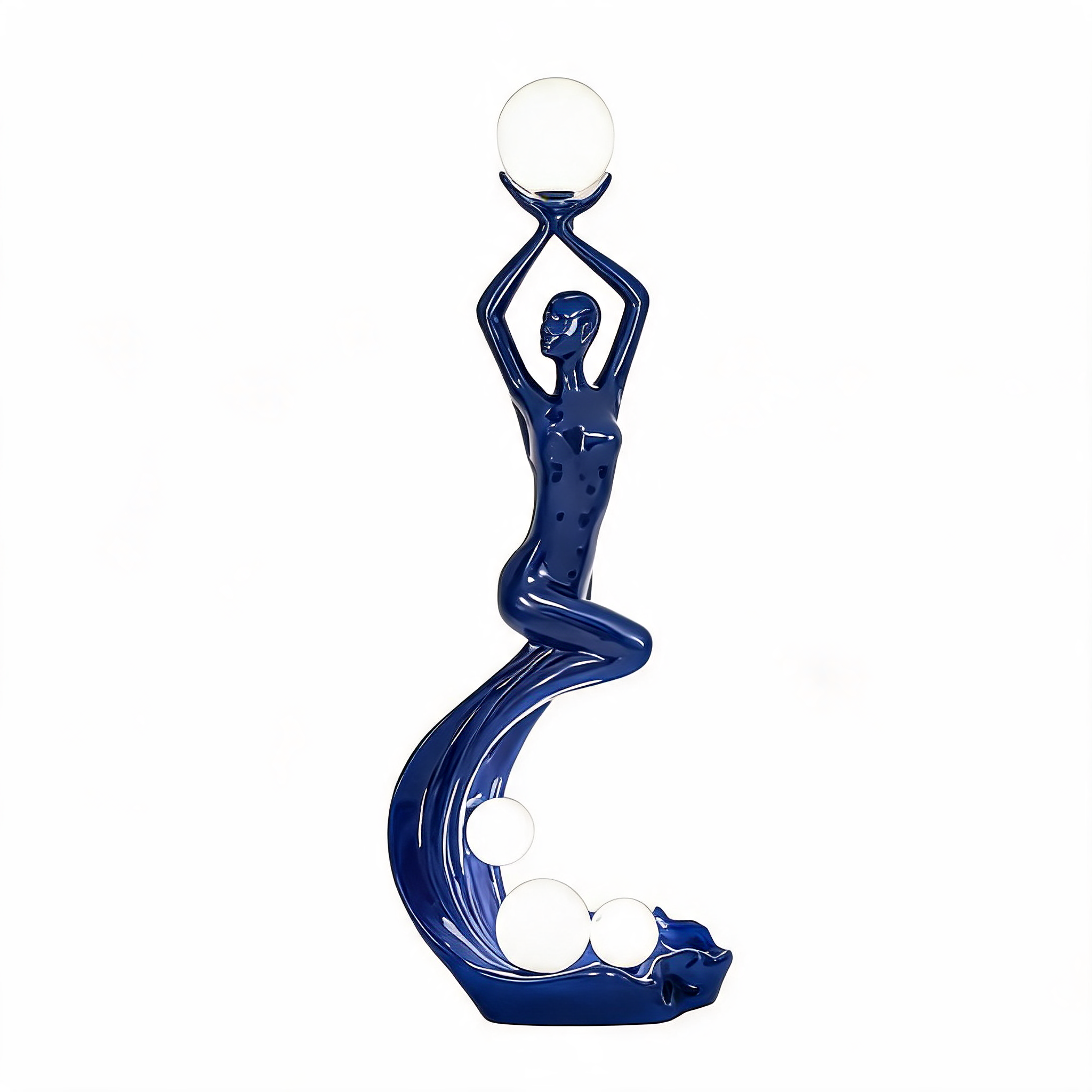 Human Figure Sculptural LED Indoor Floor Lamp