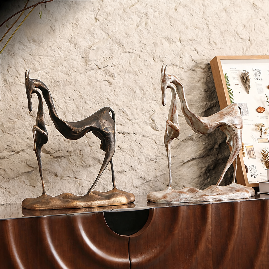 Decor Sculpture Abstract Horse Decorative Tabletop Sculpture