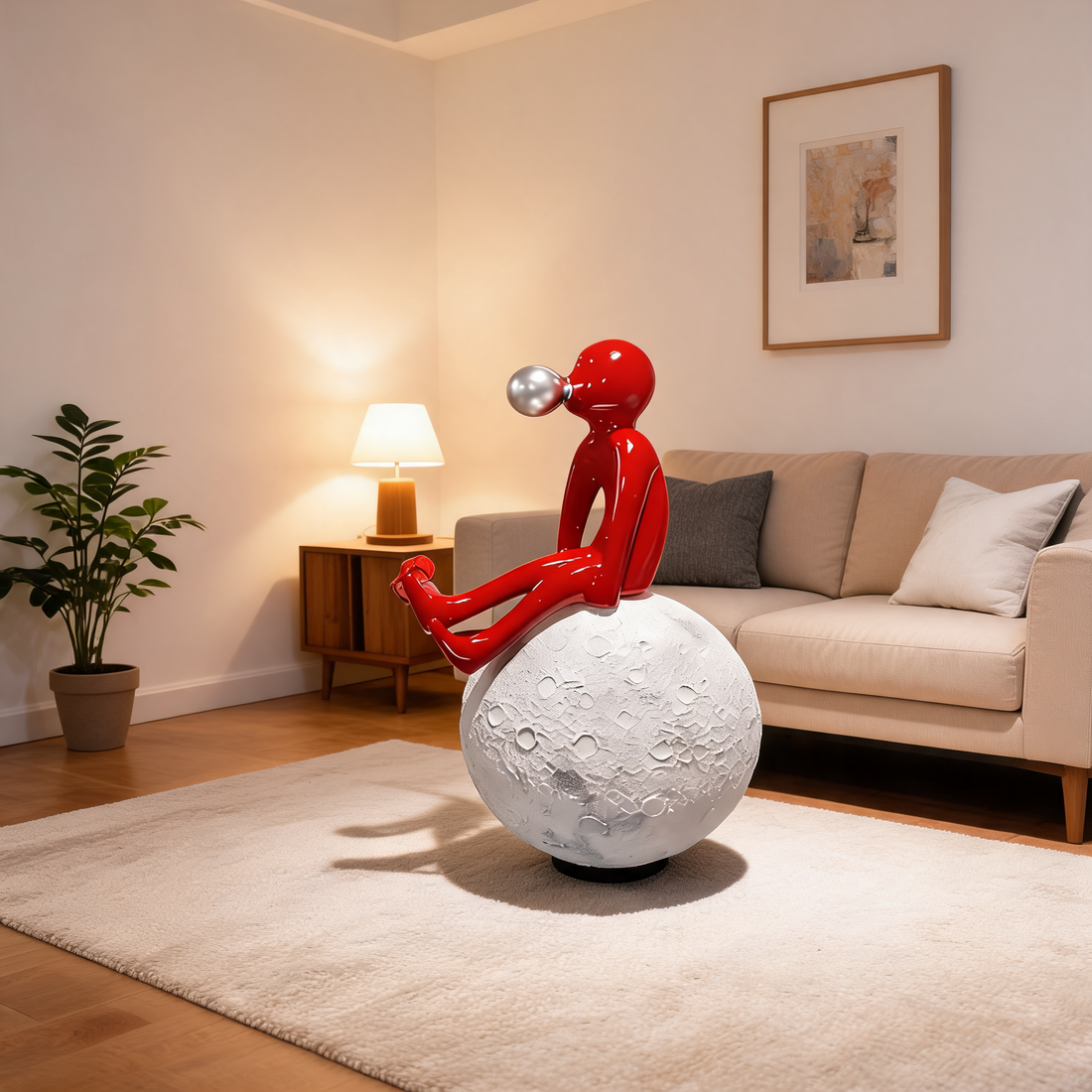 Modern Design Seleno Animal Figurine LED Artwork Sculpture