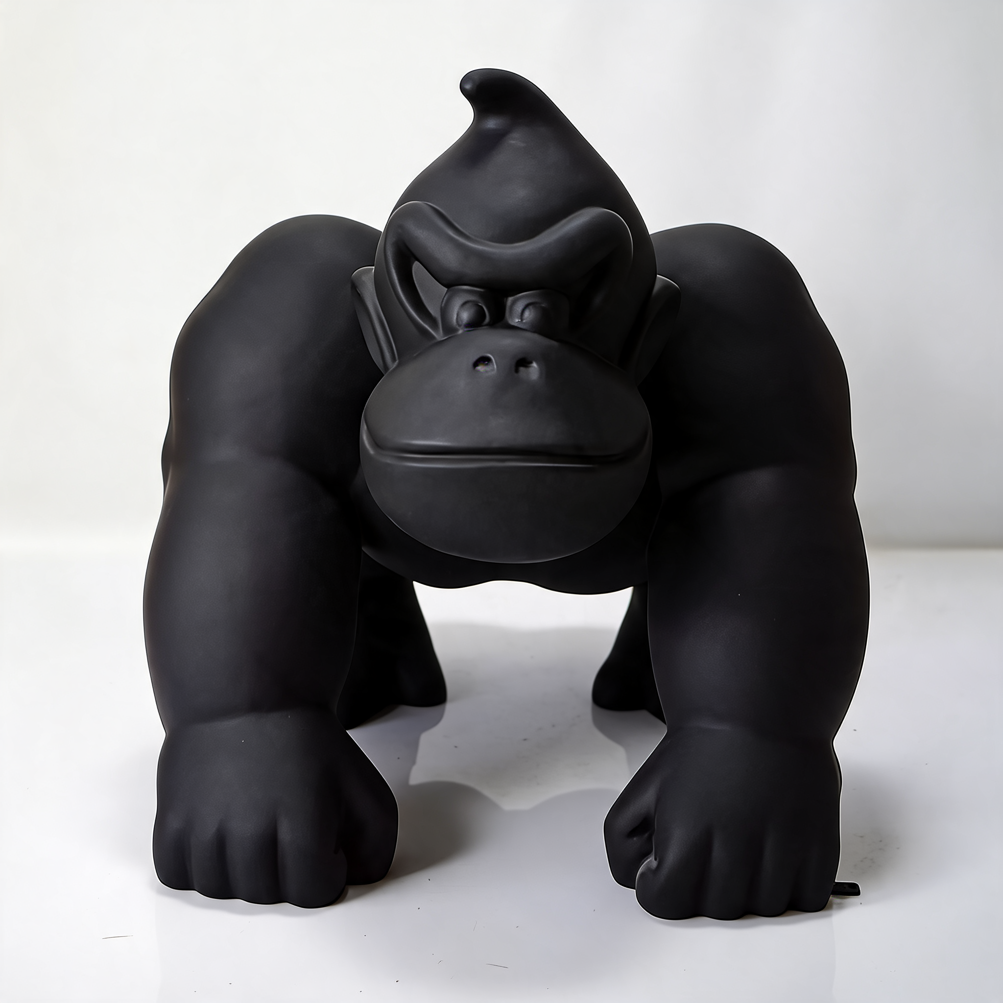 Resin Fiberglass Animal Sculpture Gorilla Pop Art Statue