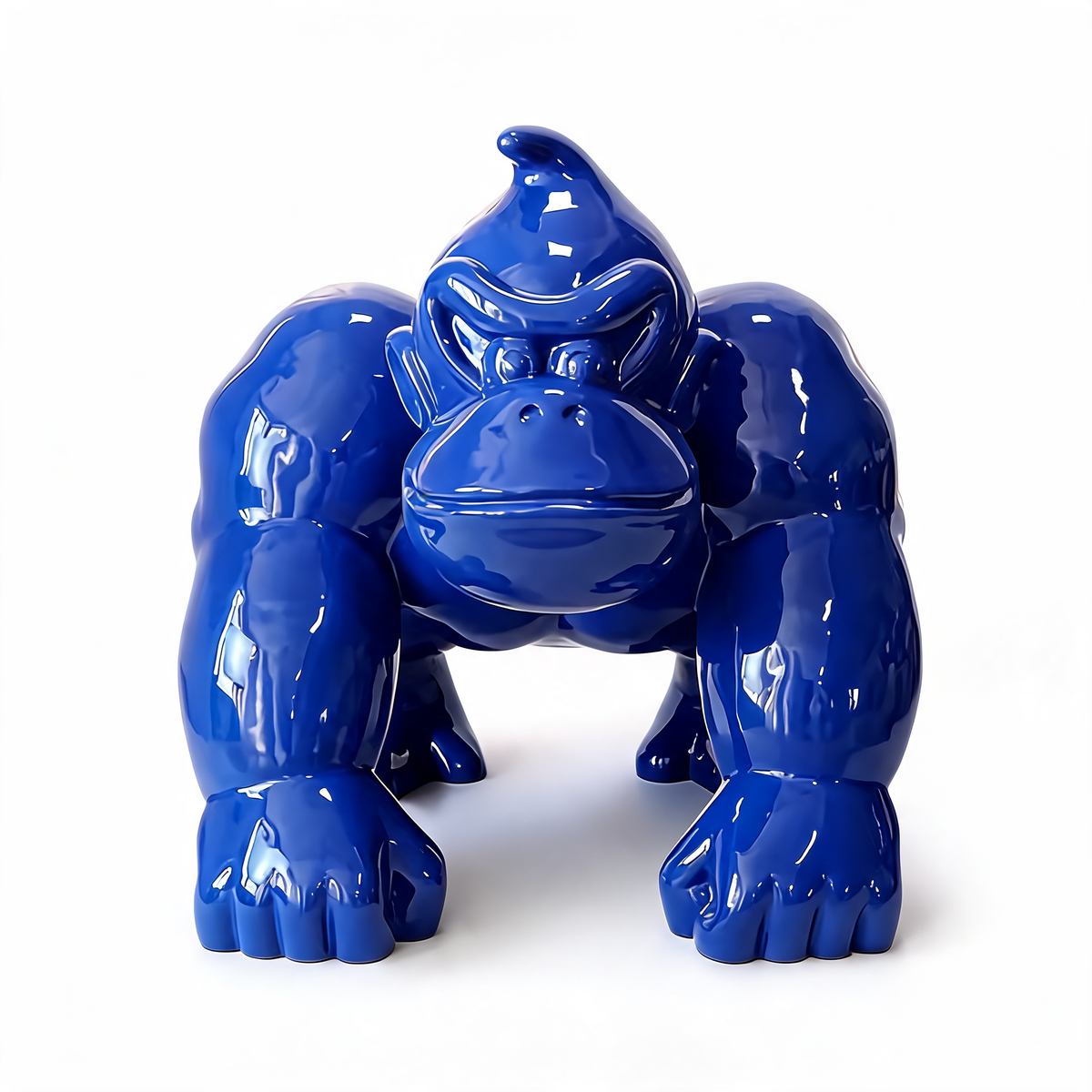 Resin Fiberglass Animal Sculpture Gorilla Pop Art Statue