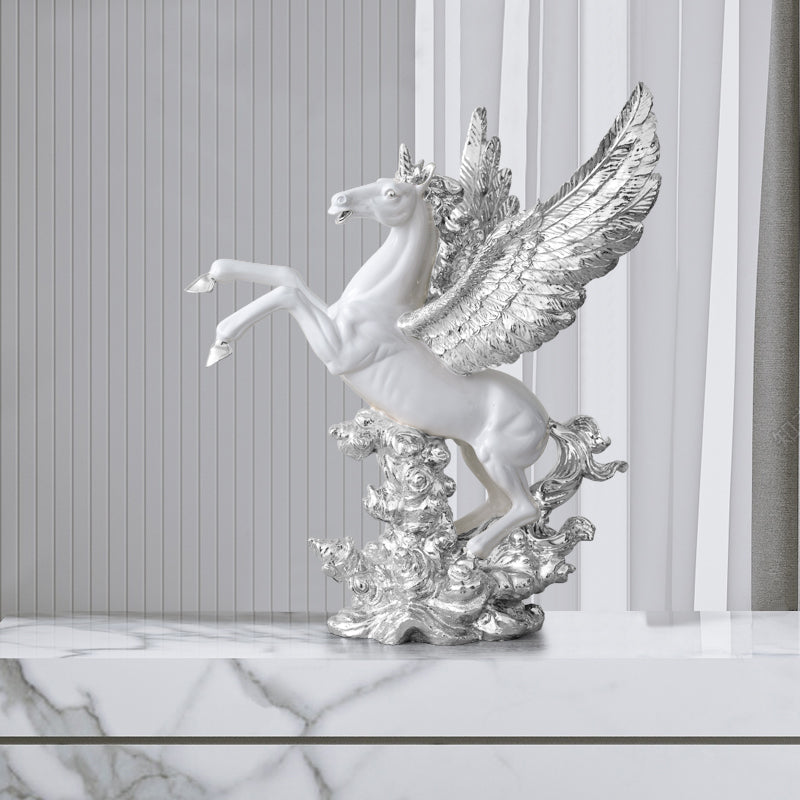 Home Decoration Resin Crafts Flying Horse Statue Sculpture