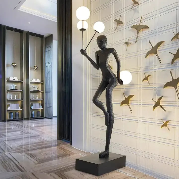 Humanoid Sculptural Light Luxury Modern Standing Floor Lamp