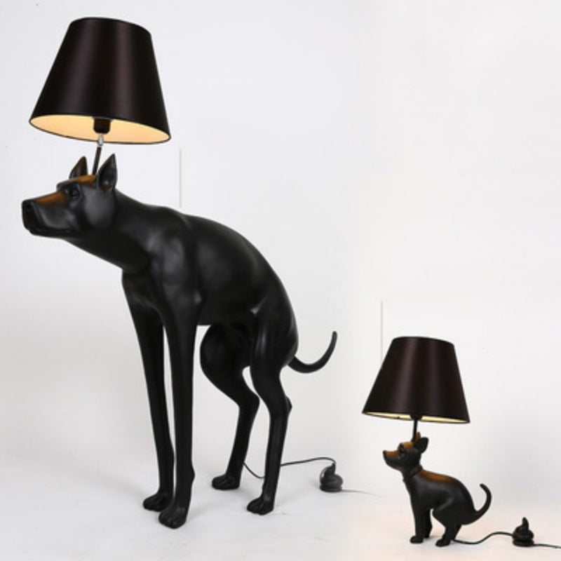 LED Floor Lamp Dog Poop FRP Sculptural Floor Light-Sculptural Floor Lamp-OVERSCALE ART