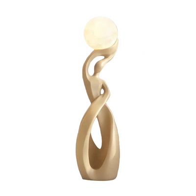 Fiberglass Abstract Figure Floor Sculpture