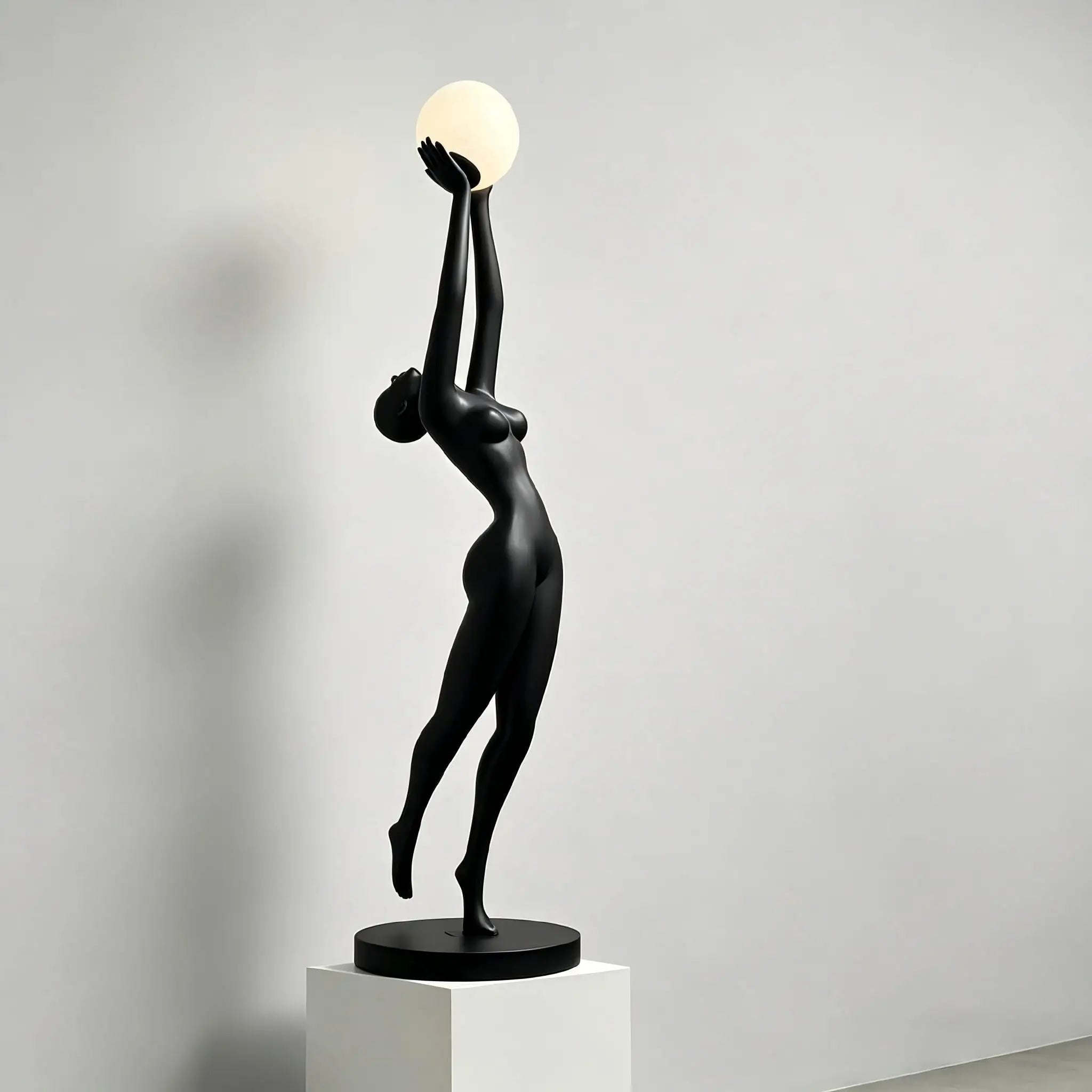 Luxury Ballet Human Sculpture Creative Floor Lamp