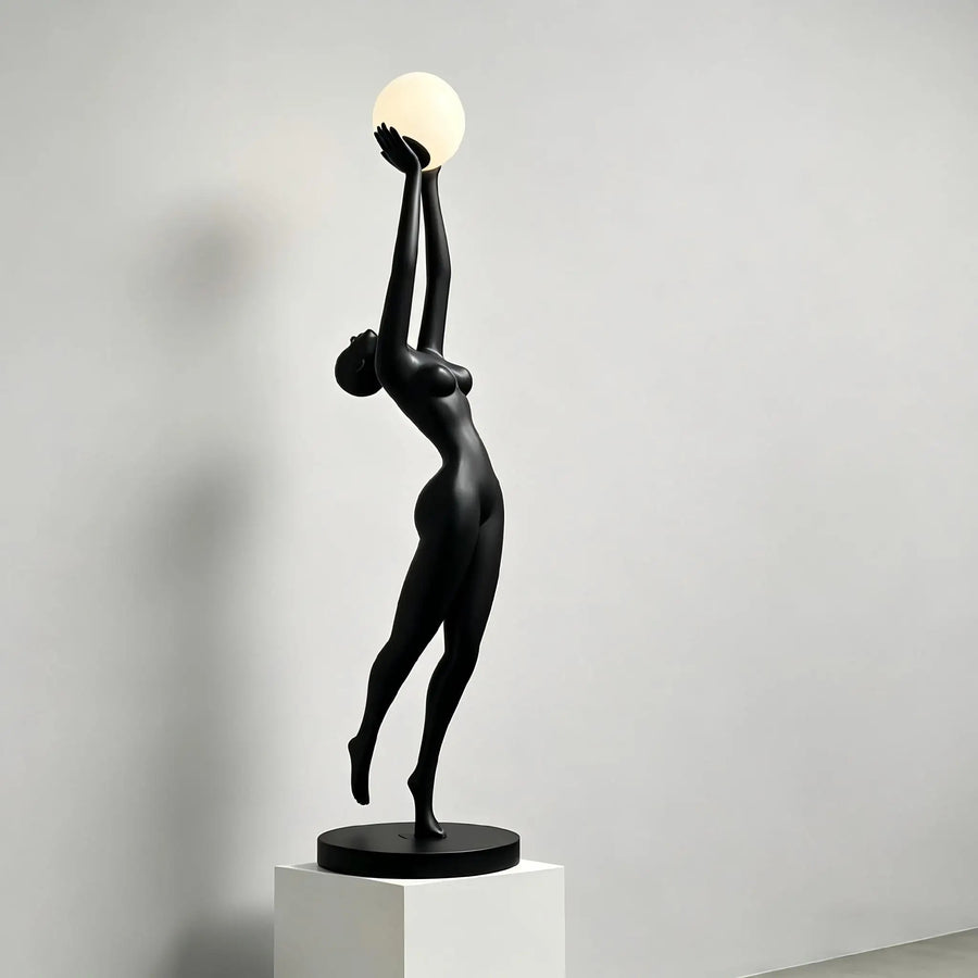 Luxury Ballet Human Sculpture Creative Floor Lamp