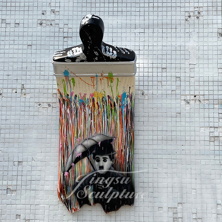Modern Abstract Animal Style Art Fiberglass Resin Hand Sculpture