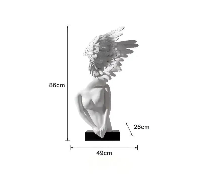 Modern Art Desktop Figurine Creative Lamp Shaped Ornament