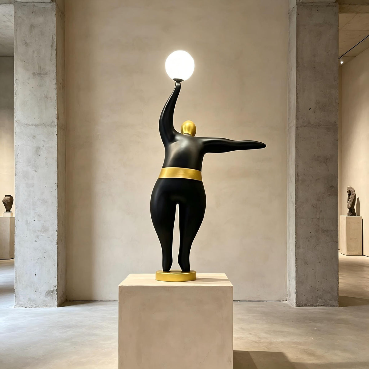 Modern Minimalist Creative Humanoid Sculpture Table Lamp