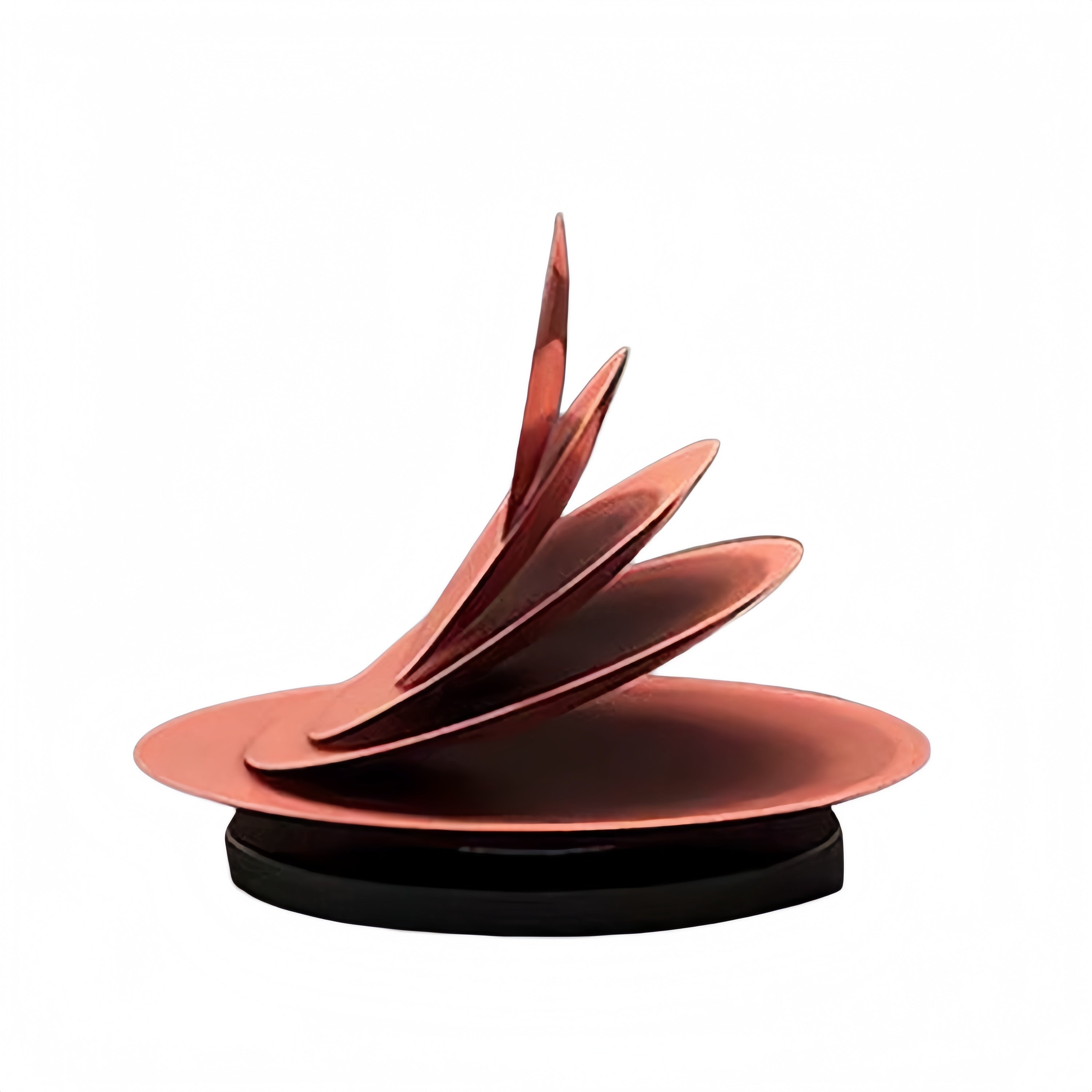 Multi Color Modern Waterdrop Fiberglass Floor Art Sculpture