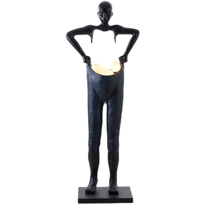 Nordic Corner Standing LED Floor Lamp Large Size Sculptural Light