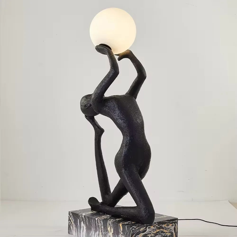 Sculptural Resin Floor Lamps for SCULTORE Hotel Living
