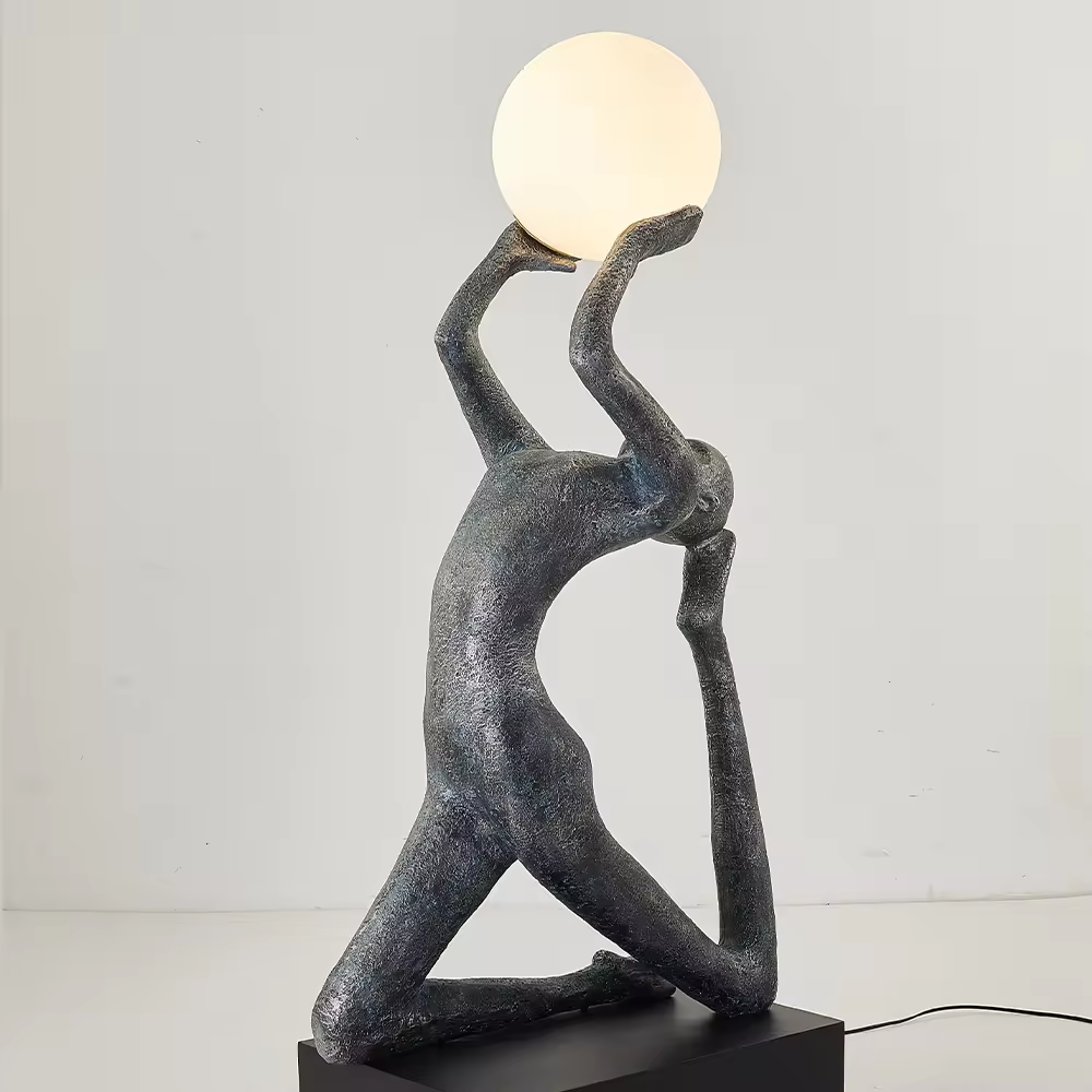 Sculptural Resin Floor Lamps for SCULTORE Hotel Living